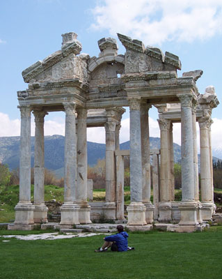 Second-century Tetrapylon gateway — Aphrodisias.