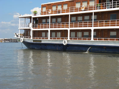 The RV Indochine was our home in the Mekong Delta.