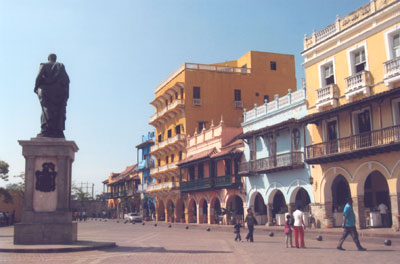 Plaza de los Coches — Old Town Cartagena. Photos: Skurdenis