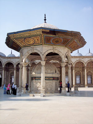 The mosque of Mohamed Ali in the citadel of Salah El-Din.