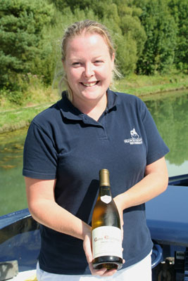 Wine expert Emma Dumel