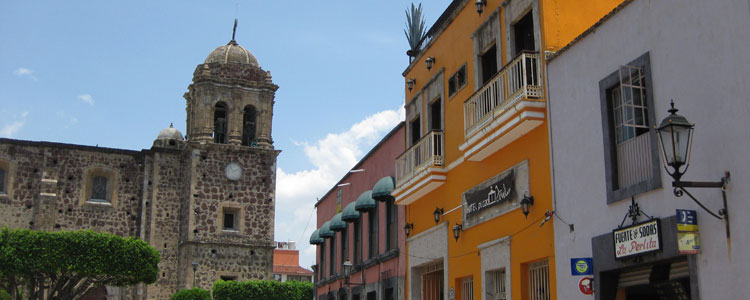 Tequila’s plaza is normally busy, but it was strangely quiet during my visit.