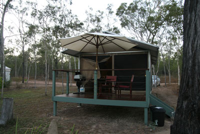 Accommodations at Jabiru Safari Lodge.