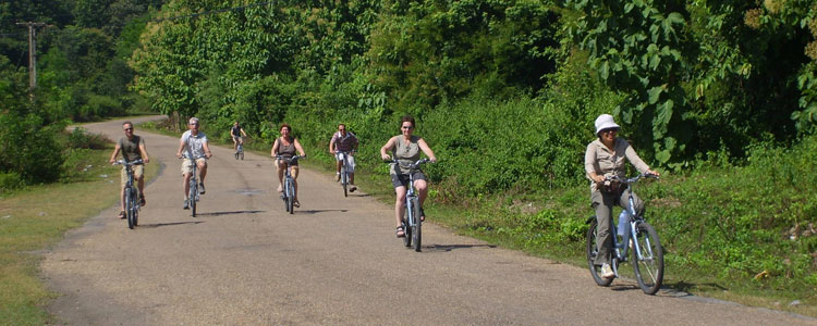 Cycling with Thailand Treks. 