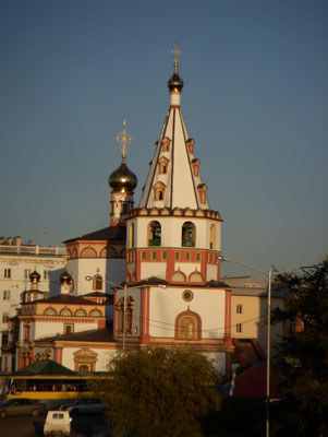 Irkutsk’s Epiphany Minster dates from 1718-1746.