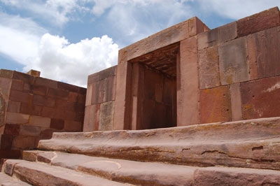 Entrance to Tiwanaku’s Sunken Courtyard.