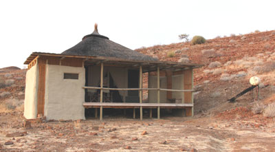 Our accommodations in Damaraland.