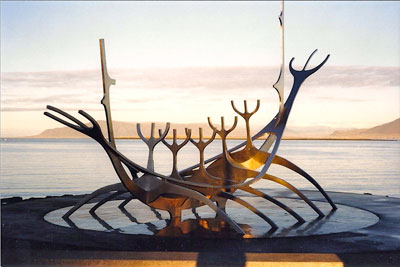 “The Sun Voyager” — Reykjavik. Photo: John W. Pickering