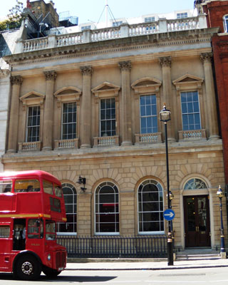 Exterior of London’s Carlton Club.