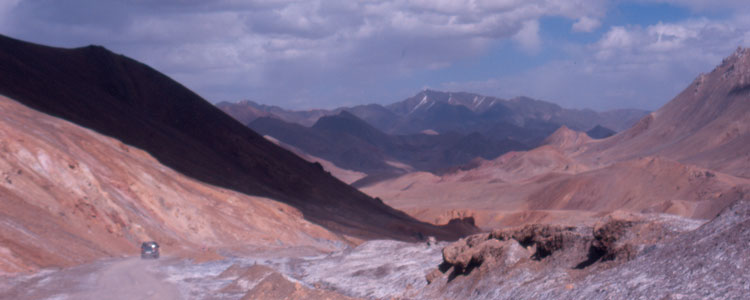 Ak-Baital Pass on the Pamir Highway.