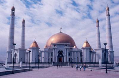 An unused mosque in Ashkhabad.