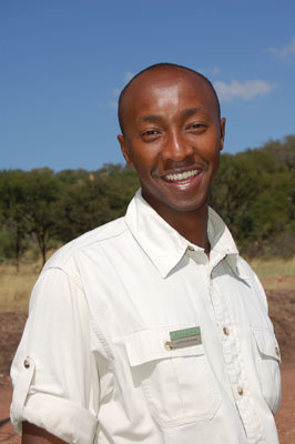 Saitoti Ole Kuwai, our guide/ driver in the Singita Grumeti Reserves.