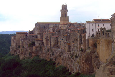 View of Pitigliano, Italy. Photo: Bitman