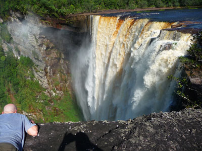 Only about 15 people each week visit Kaieteur Falls in Guyana. Photo courtesy of Nature Travel Specialists
