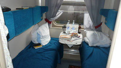 My train compartment.
