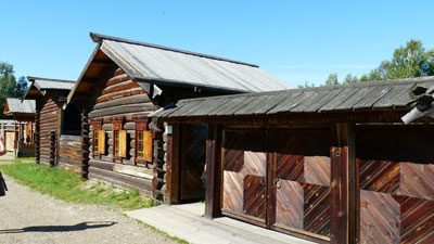 The Wooden Architecture Museum contains several examples of peasants’ houses — near Irkutsk.