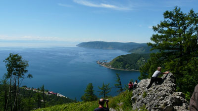 View of Lake Baikal.