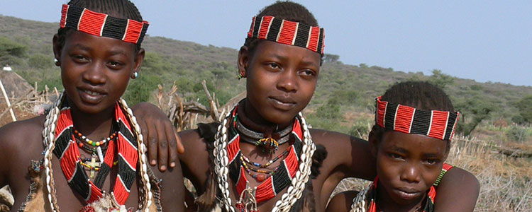 Three tribal beauties