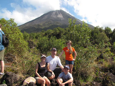 View of Arenal Volcano.