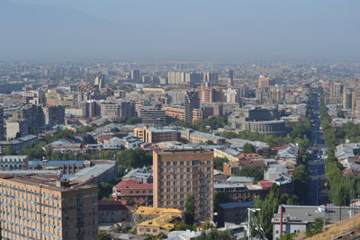 View of Yerevan, Armenia.