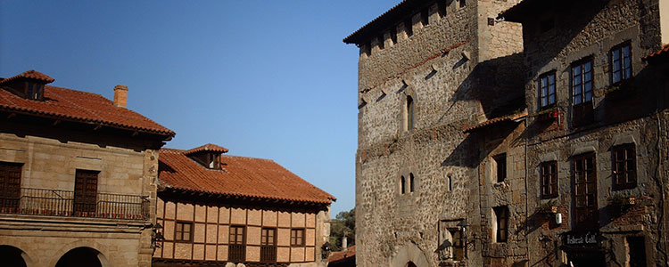 The small Spanish town of Santillana del Mar.