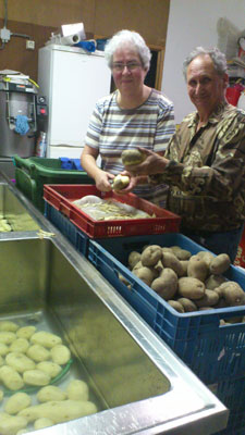 Nel and Dick Bianca, owners of Cafeteria de Vesting in Naarden- Vesting. Photo: Norberg