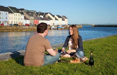 A simple picnic on the waterfront can give you a new perspective on the city — and is doable, even in usually chilly Galway.