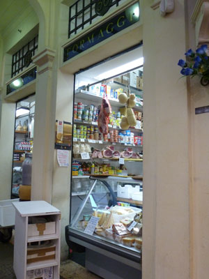 Modena’s Mercato Albinelli, a large covered market in the city center