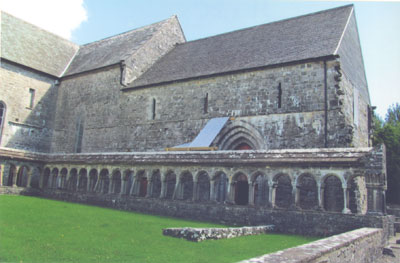 Ballintubber Abbey and its cloister. Photos: Skurdenis