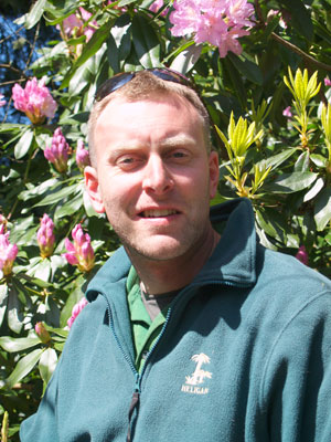 Mike Friend, head gardener at the Lost Gardens of Heligan. Photo: Yvonne Michie Horn