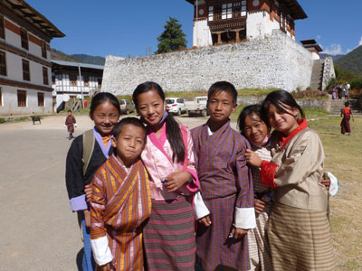 Children enjoyed practicing their English and posing for photos.