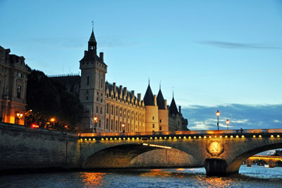 View from a cruise on Paris’ River Seine.