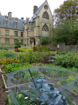 The Kitchen Garden at the Cluny in Paris. In medieval times, such a garden was a necessity. Photos by Yvonne Horn