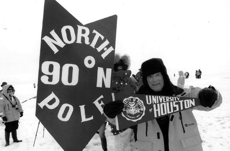 Jack Ogg at the North Pole.