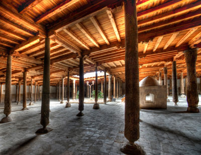 The Friday Mosque in Khiva.