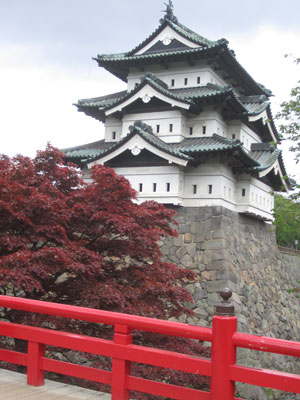 Hirosaki Castle, located in northern Japan.