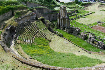 Ruins of a Roman theater — Volterra.