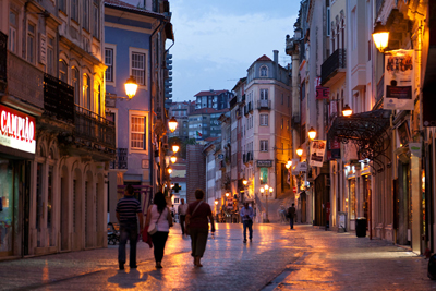 Coimbra’s main pedestrian drag, which divides the lower and upper parts of the old town, is a delight to explore.