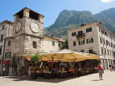 The lower church at Montenegro’s Ostrog Monastery.