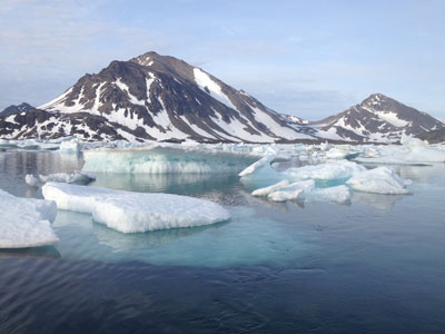 The commons building in Narsarsuaq, western Greenland.