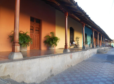 Colonial architecture in Granada.