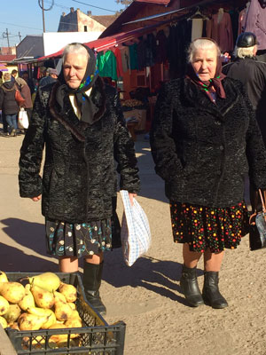 Market in Sighetu Marmației, Maramureș region.