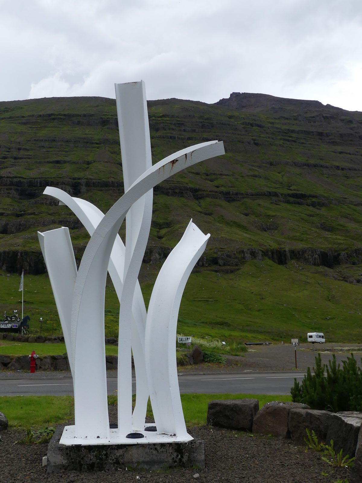 Avalanche memorial (Seydisfjordur, Iceland)