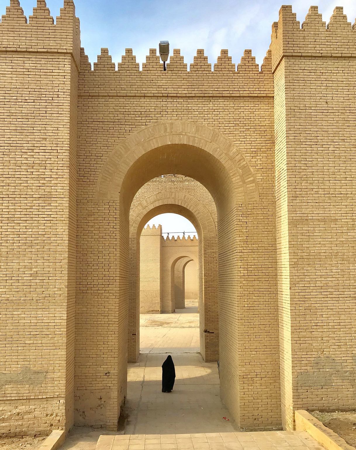 Reconstructed Wall of Ancient Babylon (Hillah, Baghdad)