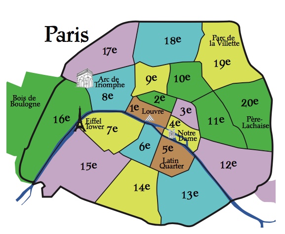 A Guide To The Arrondissements Of Paris Map Getting A - vrogue.co
