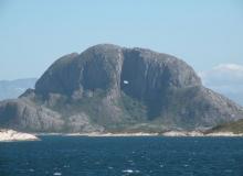 Mt. Torghatten on Torget Island, near Brønnøysund, Norway