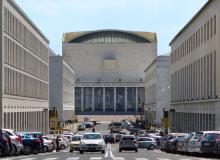 You can see prime examples of fascist-era architecture in Mussolini’s E.U.R. suburb just south of Rome.