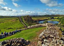 Wandering the ruins of Hadrian’s Wall is a highlight in northern England.