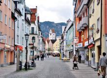 The Bavarian town of Fussen has a rich history and evocative corners beyond its cobbled core. Photo by Cameron Hewitt