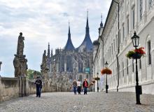 Kutna Hora’s Gothic cathedral was funded by the town’s once-lucrative silver mining and minting industry. Photo by Cameron Hewitt